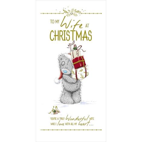 To My Wife At Christmas Me to You Bear Christmas Card £3.99